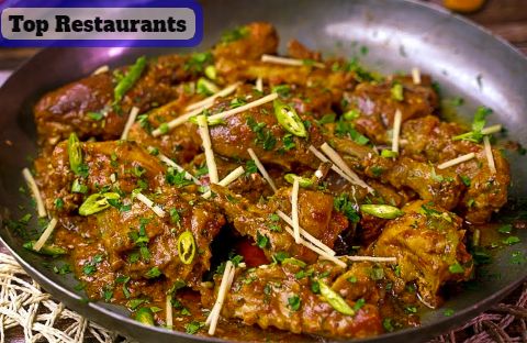 Serving and Accompaniments of Desi Murgh Karahi